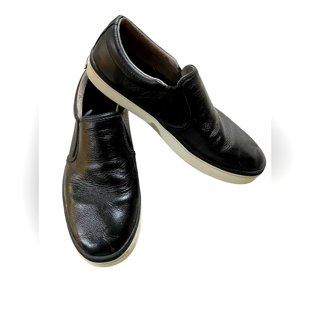 Cole Haan Grand OS Falmouth Men's Black Leather Slip On Shoes - Size 10 M